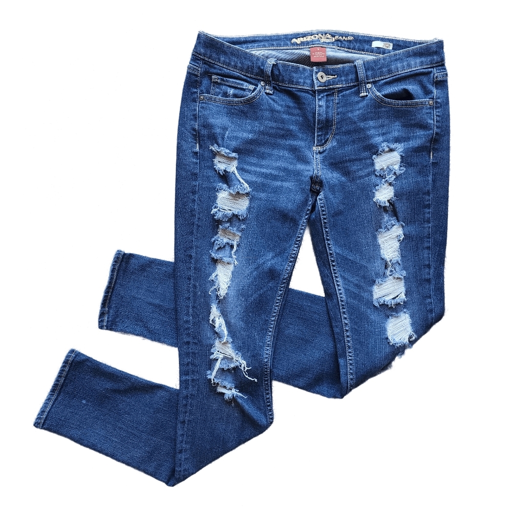 Arizona Distressed Skinny Jeans